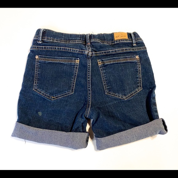 JORDACHE Denim Cuffed Thigh Striped Shorts - Picture 4 of 6